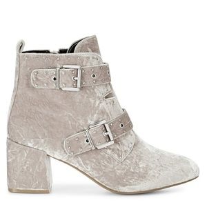 REBECCA MINKOFF velvet Logan bootie